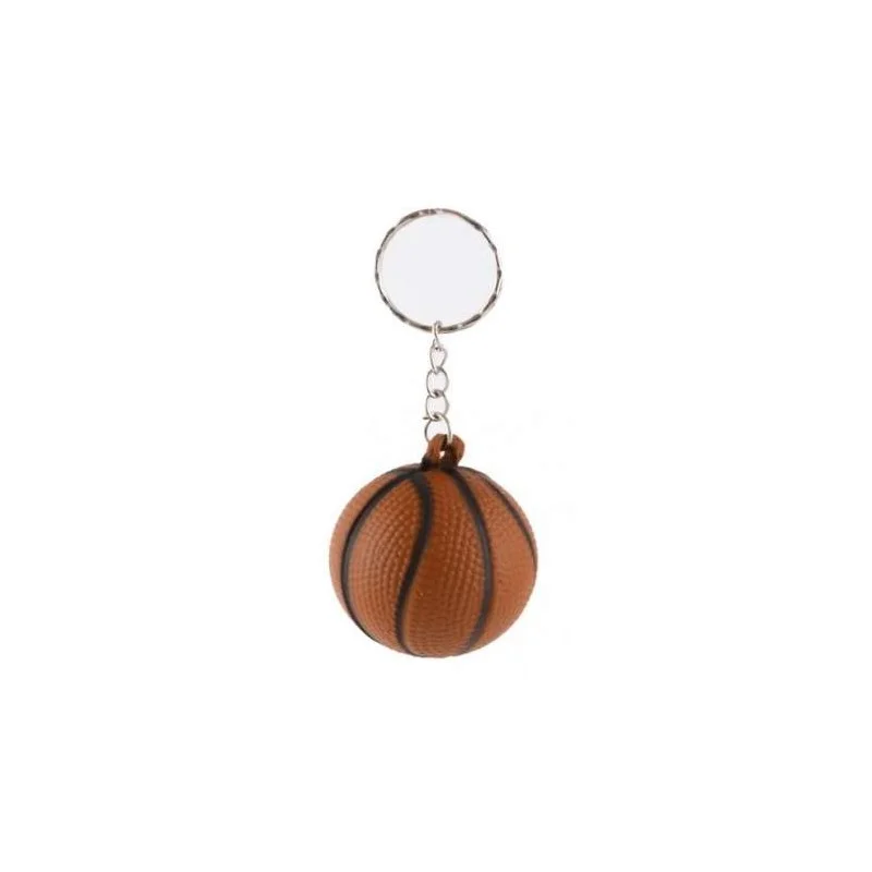 Porte-clés ballon de basket orange foncé personnalisé