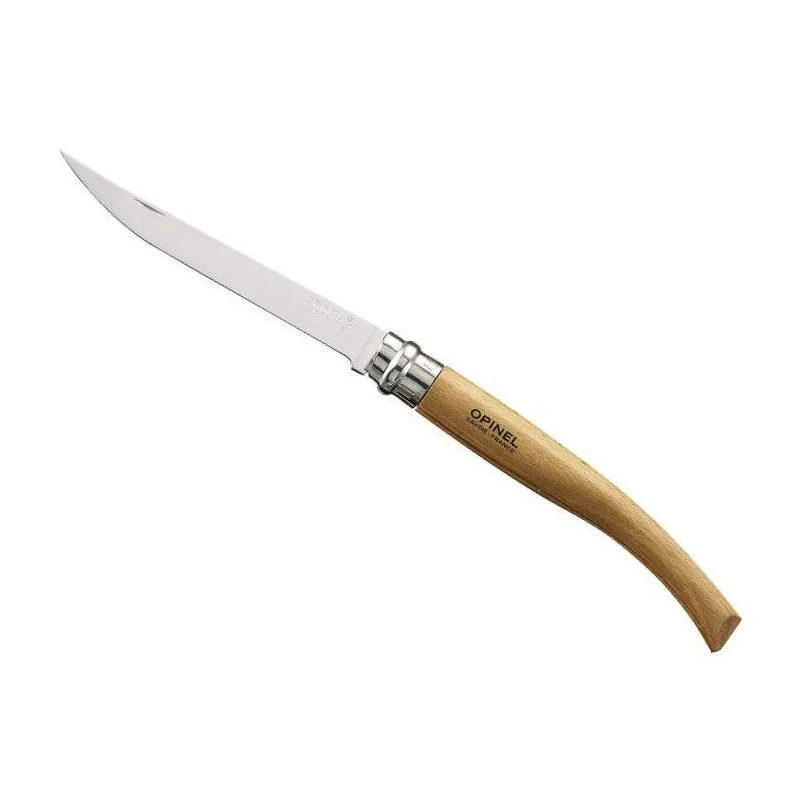 Couteau Opinel effilé lame 8cm manche hêtre