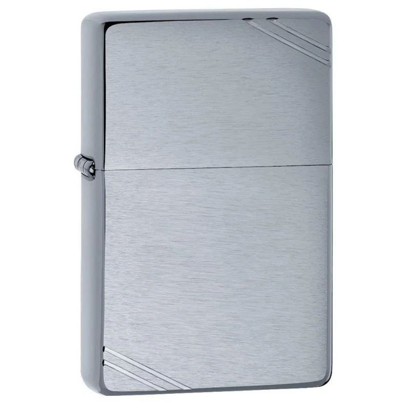 Zippo Vintage Chrome Brushed