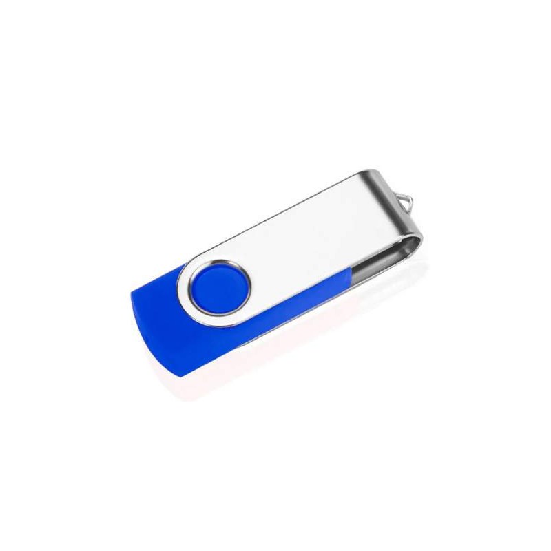 Clé USB personnalisée 64Go coloris bleu