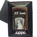 Zippo vintage high polish gravure photo