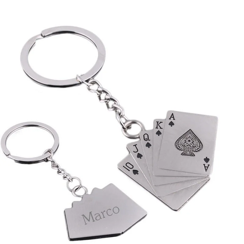 Porte clé poker jeu de cartes