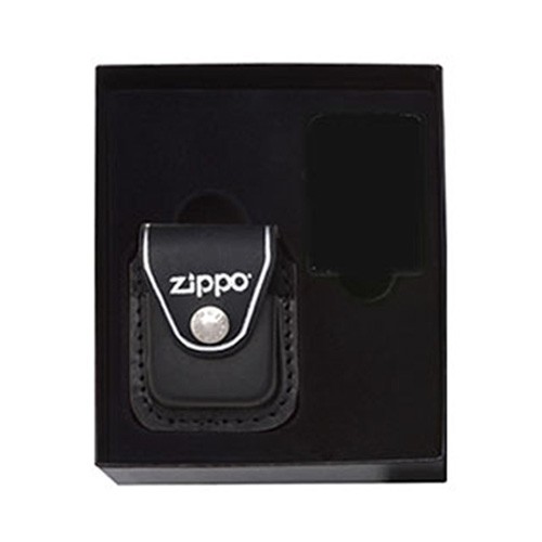 Coffret cadeau avec étui noir pour Zippo